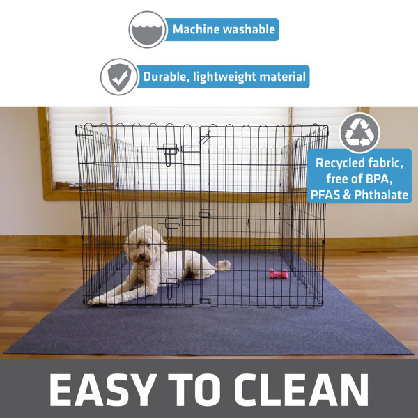 Drymate Dog Playpen Mat, Protects Floors And Absorbs Liquids, Reusable